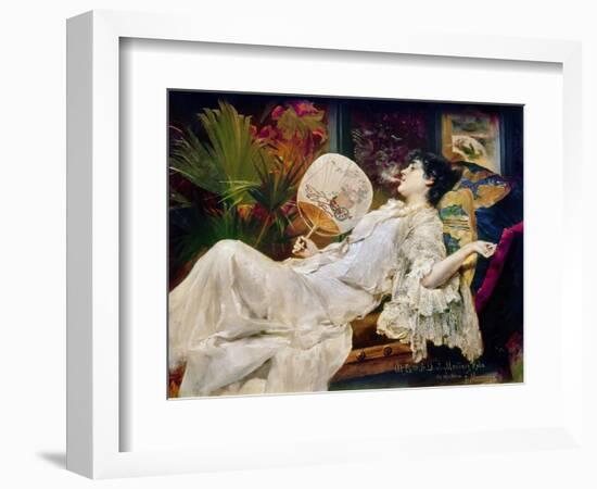 Masriera: Young Woman-Francisco Masriera y Manovens-Framed Giclee Print