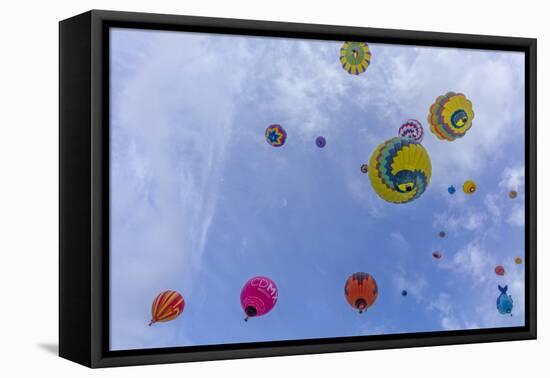 Mass Ascension at the Albuquerque Balloon Fiesta in Albuquerque, New Mexico, Usa-Chuck Haney-Framed Premier Image Canvas