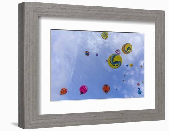 Mass Ascension at the Albuquerque Balloon Fiesta in Albuquerque, New Mexico, Usa-Chuck Haney-Framed Photographic Print