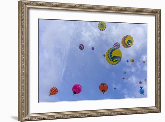 Mass Ascension at the Albuquerque Balloon Fiesta in Albuquerque, New Mexico, Usa-Chuck Haney-Framed Photographic Print