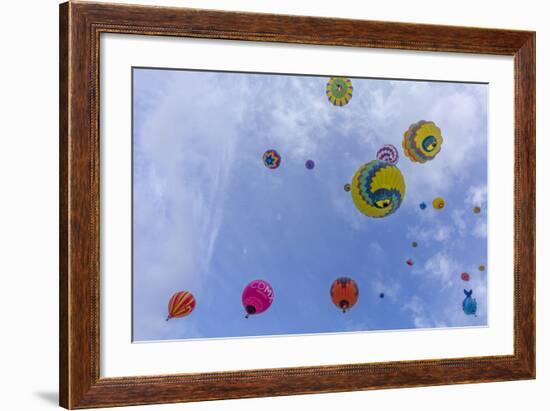 Mass Ascension at the Albuquerque Balloon Fiesta in Albuquerque, New Mexico, Usa-Chuck Haney-Framed Photographic Print