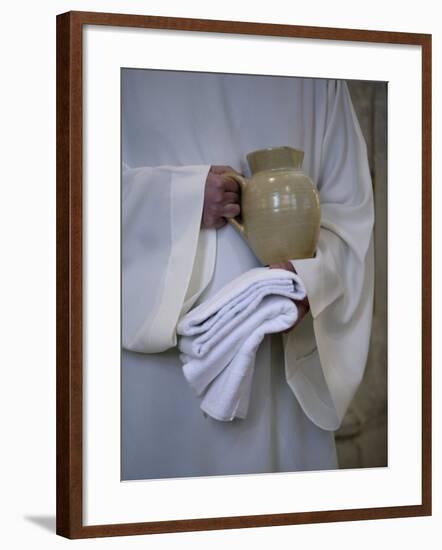 Mass in Saint Gervais Catholic Church Run by a Monastic Community, Paris, France, Europe-Godong-Framed Photographic Print