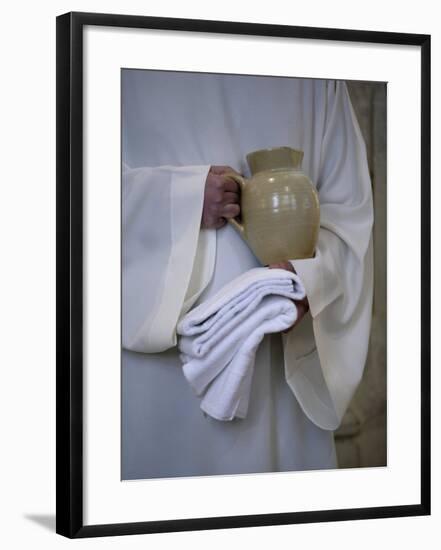 Mass in Saint Gervais Catholic Church Run by a Monastic Community, Paris, France, Europe-Godong-Framed Photographic Print