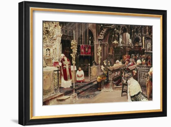 Mass-Jose Gallegos Y Arnosa-Framed Giclee Print