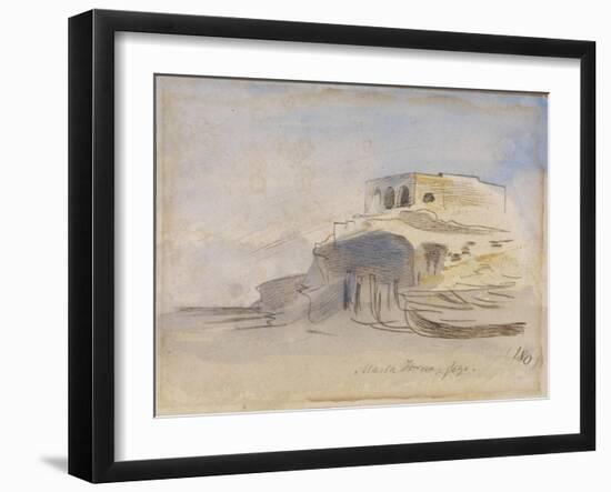 Massa Forno, Gozo, Malta, 1866-Edward Lear-Framed Giclee Print