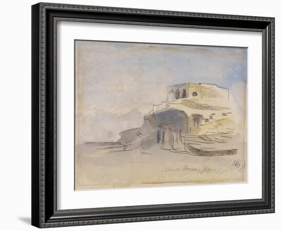 Massa Forno, Gozo, Malta, 1866-Edward Lear-Framed Giclee Print