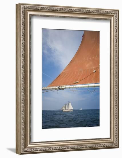 Massachusetts, Cape Ann, Annual Schooner Festival, Schooner Rigging-Walter Bibikow-Framed Photographic Print