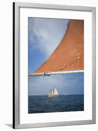 Massachusetts, Cape Ann, Annual Schooner Festival, Schooner Rigging-Walter Bibikow-Framed Photographic Print