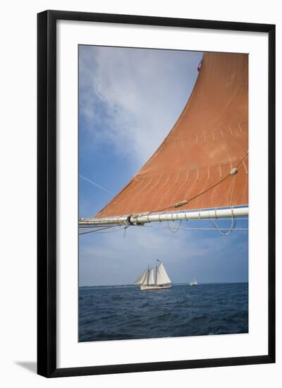 Massachusetts, Cape Ann, Annual Schooner Festival, Schooner Rigging-Walter Bibikow-Framed Photographic Print