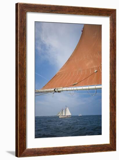 Massachusetts, Cape Ann, Annual Schooner Festival, Schooner Rigging-Walter Bibikow-Framed Photographic Print