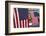 Massachusetts, Cape Ann, Annual Schooner Festival, Us Flag-Walter Bibikow-Framed Photographic Print