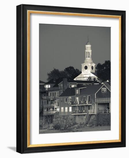 Massachusetts, Cape Ann, Rockport, Town View from Front Beach, USA-Walter Bibikow-Framed Photographic Print