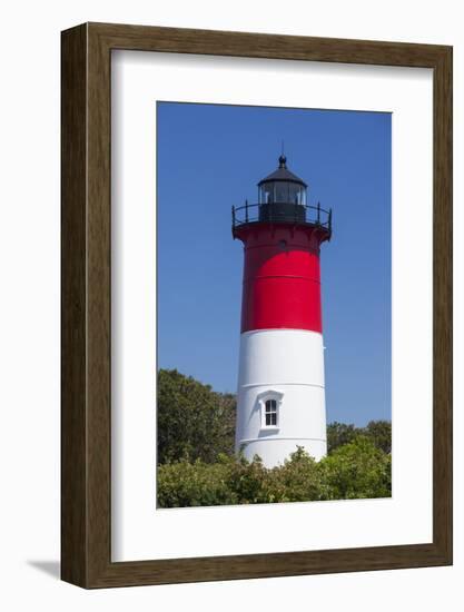 Massachusetts, Cape Cod, Eastham, Nauset Light, Lighthouse-Walter Bibikow-Framed Photographic Print