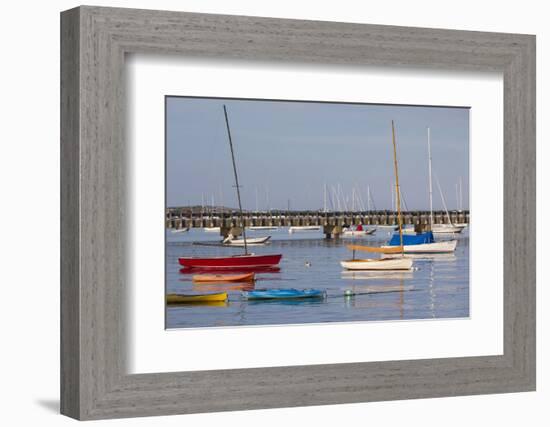 Massachusetts, Cape Cod, Provincetown, the West End, Boats-Walter Bibikow-Framed Photographic Print