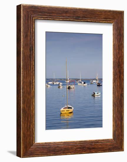 Massachusetts, Cape Cod, Provincetown, the West End, Boats-Walter Bibikow-Framed Photographic Print