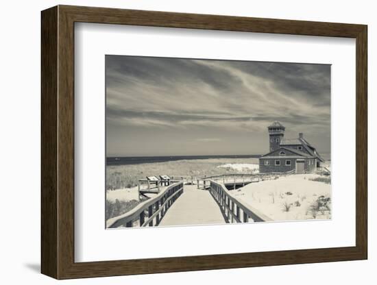 Massachusetts, Cape Cod, Race Point, Old Harbor Life Saving Station-Walter Bibikow-Framed Photographic Print