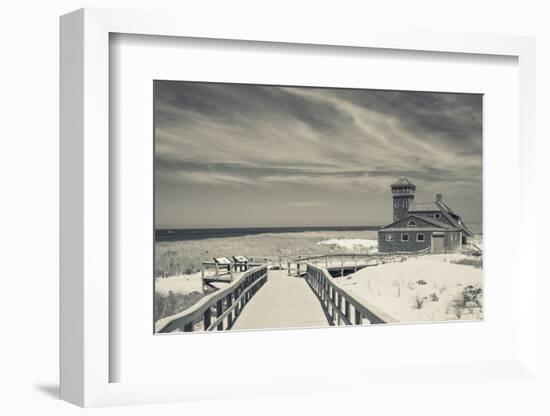 Massachusetts, Cape Cod, Race Point, Old Harbor Life Saving Station-Walter Bibikow-Framed Photographic Print