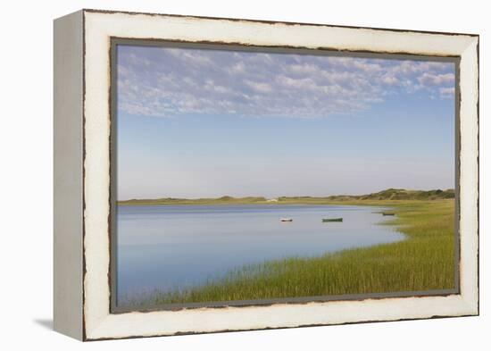 Massachusetts, Cape Cod, Wellfleet, View of the Gut by Great Island-Walter Bibikow-Framed Premier Image Canvas