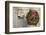 Massachusetts, Essex, Ice Skates and Christmas Wreath-Walter Bibikow-Framed Photographic Print