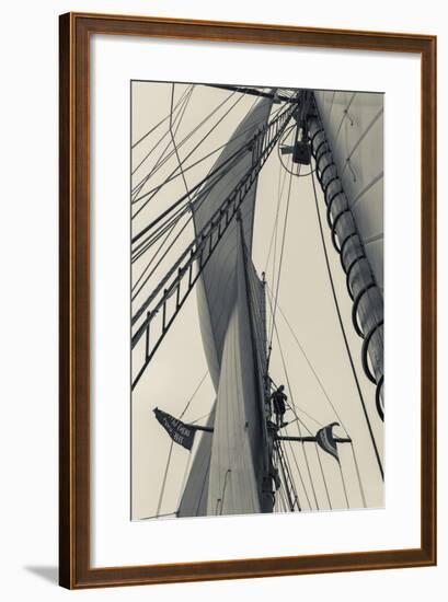 Massachusetts, Gloucester, Schooner Festival, Sailing Ship Lookout-Walter Bibikow-Framed Photographic Print