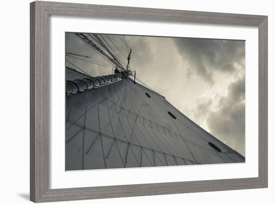 Massachusetts, Gloucester, Schooner Festival, Sails and Masts-Walter Bibikow-Framed Photographic Print