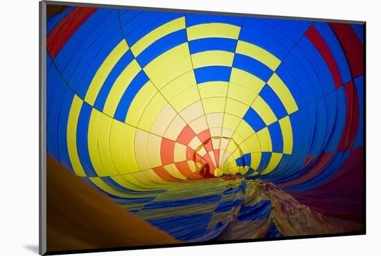 Massachusetts, Hudson, Ballon Festival, Hot Air Balloon Interior-Walter Bibikow-Mounted Photographic Print