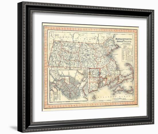 Massachusetts, Rhode Island, c.1846-Henry S^ Tanner-Framed Art Print