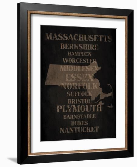 Massachusetts Silo-Jace Grey-Framed Art Print