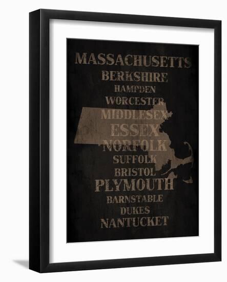 Massachusetts Silo-Jace Grey-Framed Art Print