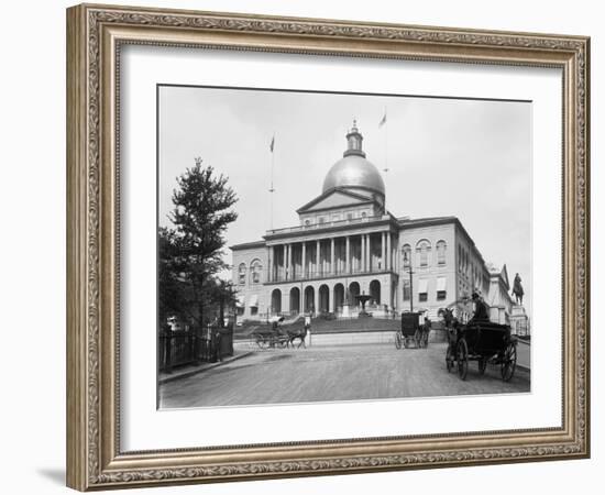 Massachusetts State Capitol Building-null-Framed Photographic Print