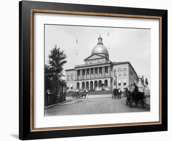 Massachusetts State Capitol Building-null-Framed Photographic Print