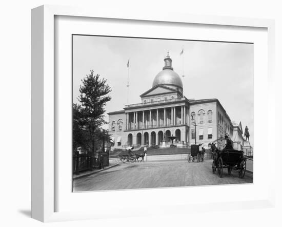 Massachusetts State Capitol Building-null-Framed Photographic Print