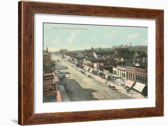 Massachusetts Street, Lawrence, Kansas-null-Framed Art Print