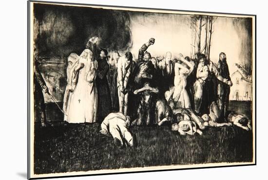 Massacre at Dinant, 1918-George Wesley Bellows-Mounted Giclee Print