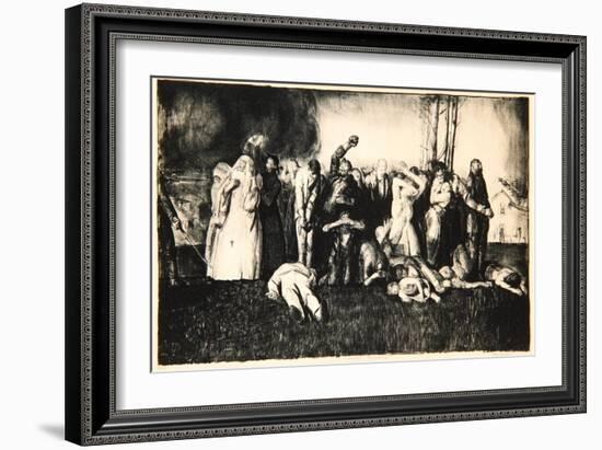 Massacre at Dinant, 1918-George Wesley Bellows-Framed Giclee Print