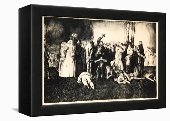 Massacre at Dinant, 1918-George Wesley Bellows-Framed Premier Image Canvas