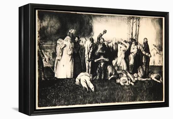 Massacre at Dinant, 1918-George Wesley Bellows-Framed Premier Image Canvas