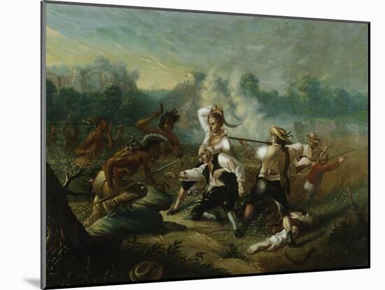 Massacre at Wyoming Valley-Eugène Boudin-Mounted Giclee Print