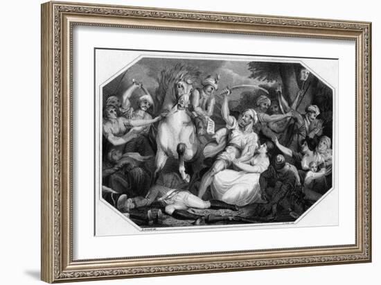 Massacre, Candi, 1803-J. Taylor-Framed Art Print