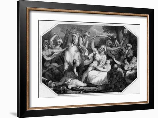 Massacre, Candi, 1803-J. Taylor-Framed Art Print