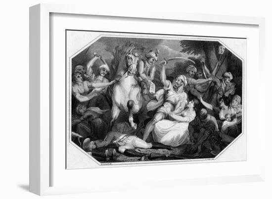 Massacre, Candi, 1803-J. Taylor-Framed Art Print
