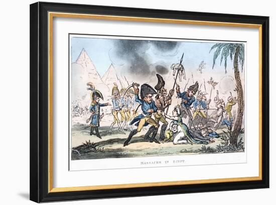 Massacre in Egypt-George Cruikshank-Framed Giclee Print