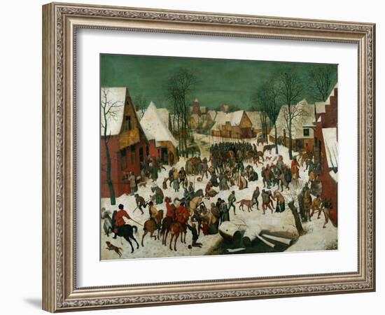 Massacre of the Innocents, 1565-Pieter Bruegel the Elder-Framed Giclee Print