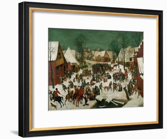 Massacre of the Innocents, 1565-Pieter Bruegel the Elder-Framed Giclee Print