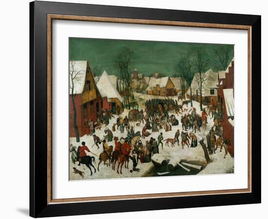 Massacre of the Innocents, 1565-Pieter Bruegel the Elder-Framed Giclee Print