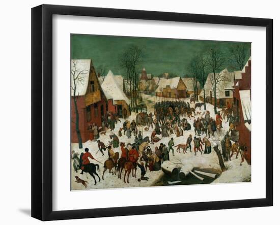 Massacre of the Innocents, 1565-Pieter Bruegel the Elder-Framed Giclee Print