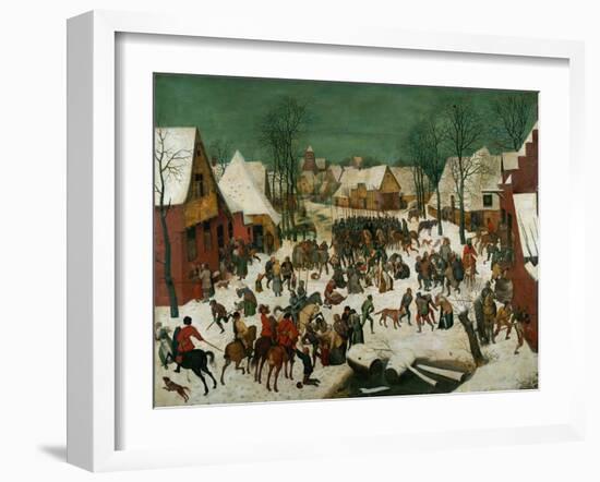 Massacre of the Innocents, 1565-Pieter Bruegel the Elder-Framed Giclee Print