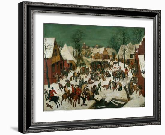 Massacre of the Innocents, 1565-Pieter Bruegel the Elder-Framed Giclee Print