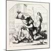 Massacre of the Innocents by Nicolas Poussin: Primitive Sketch. 1855-null-Mounted Giclee Print