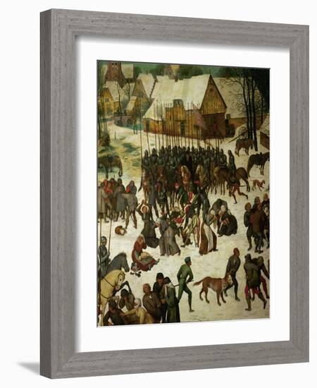 Massacre of the Innocents, Detail, 1565-Pieter Bruegel the Elder-Framed Giclee Print